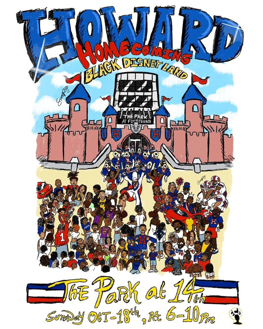 The Black Disneyland flyer